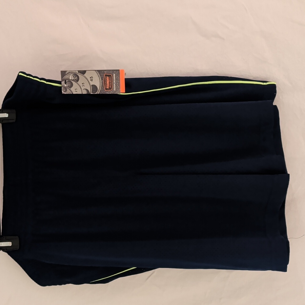 The Foundry Supply Co. Dark Blue Active Shorts